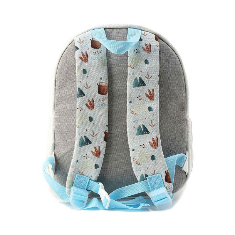 Zaino orso polare per bambini in formato A4 realizzato in cotone